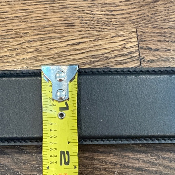 Versace Black Belt with Gold Buckle - Picture 8 of 11